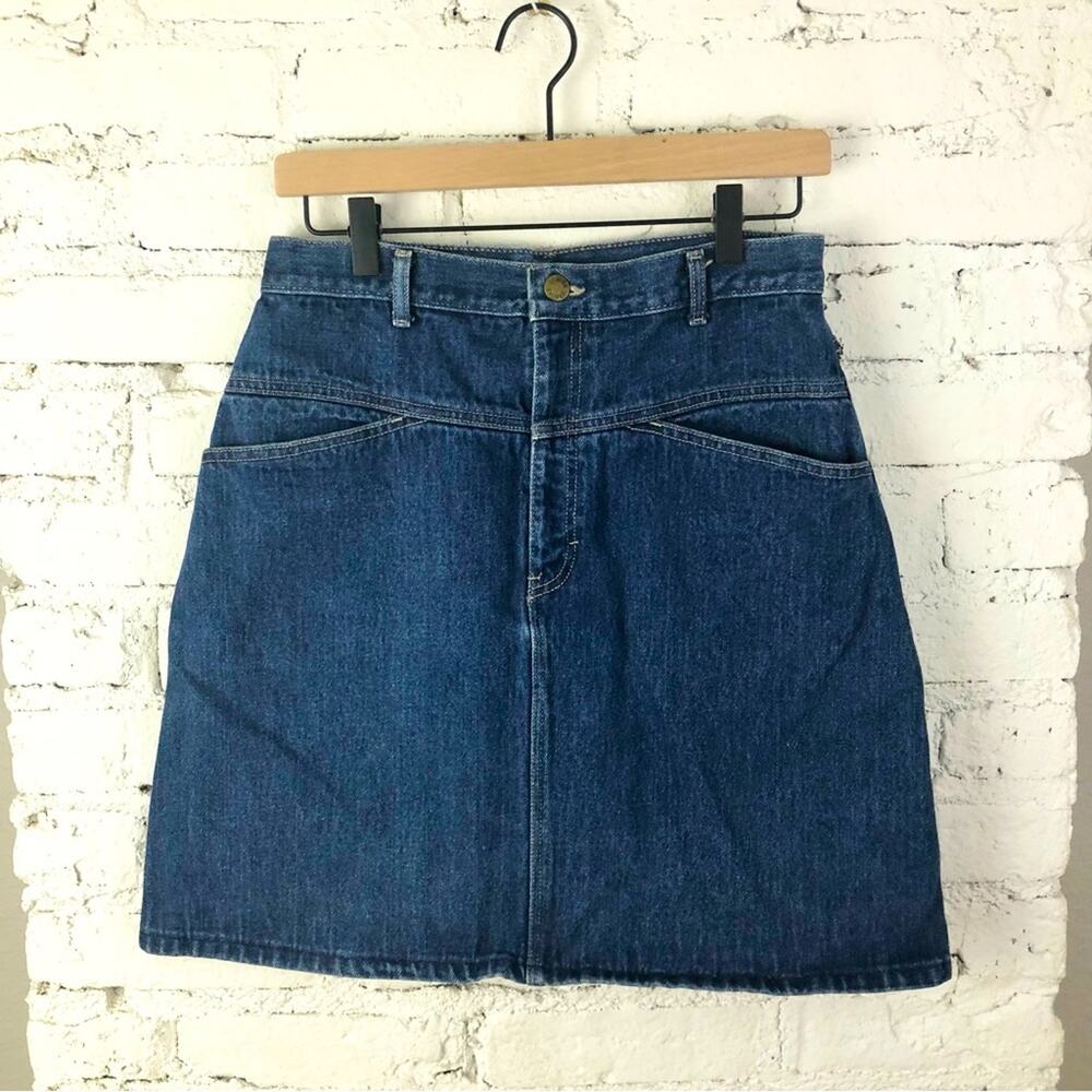 Vintage Brooks Jean Denim Skirt